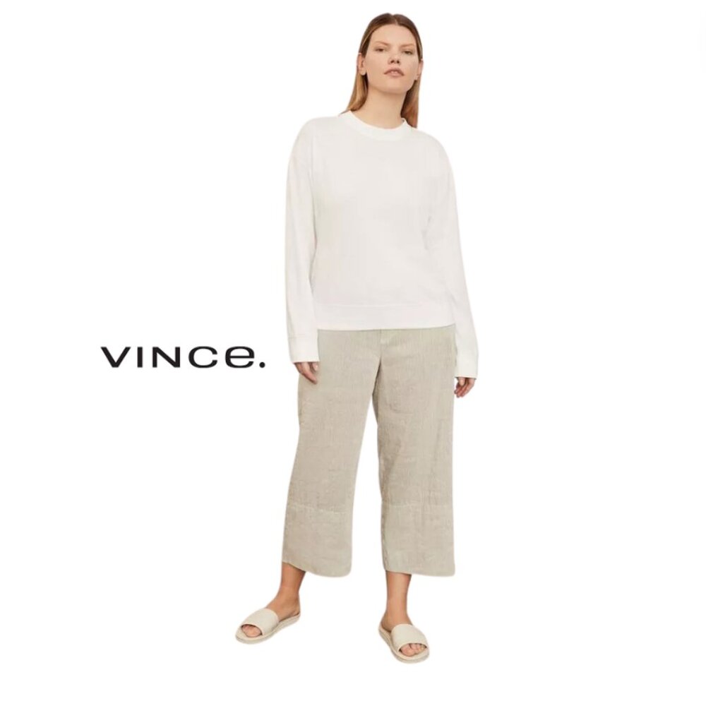 Vince Drop Shoulder Pullover Sz Small